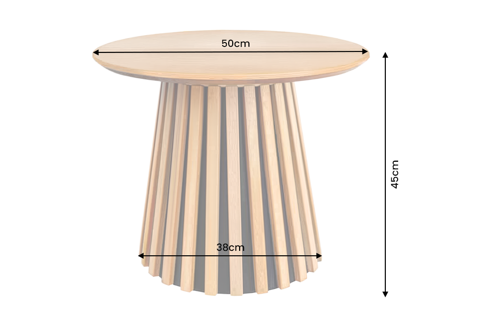 Dimensions de la table