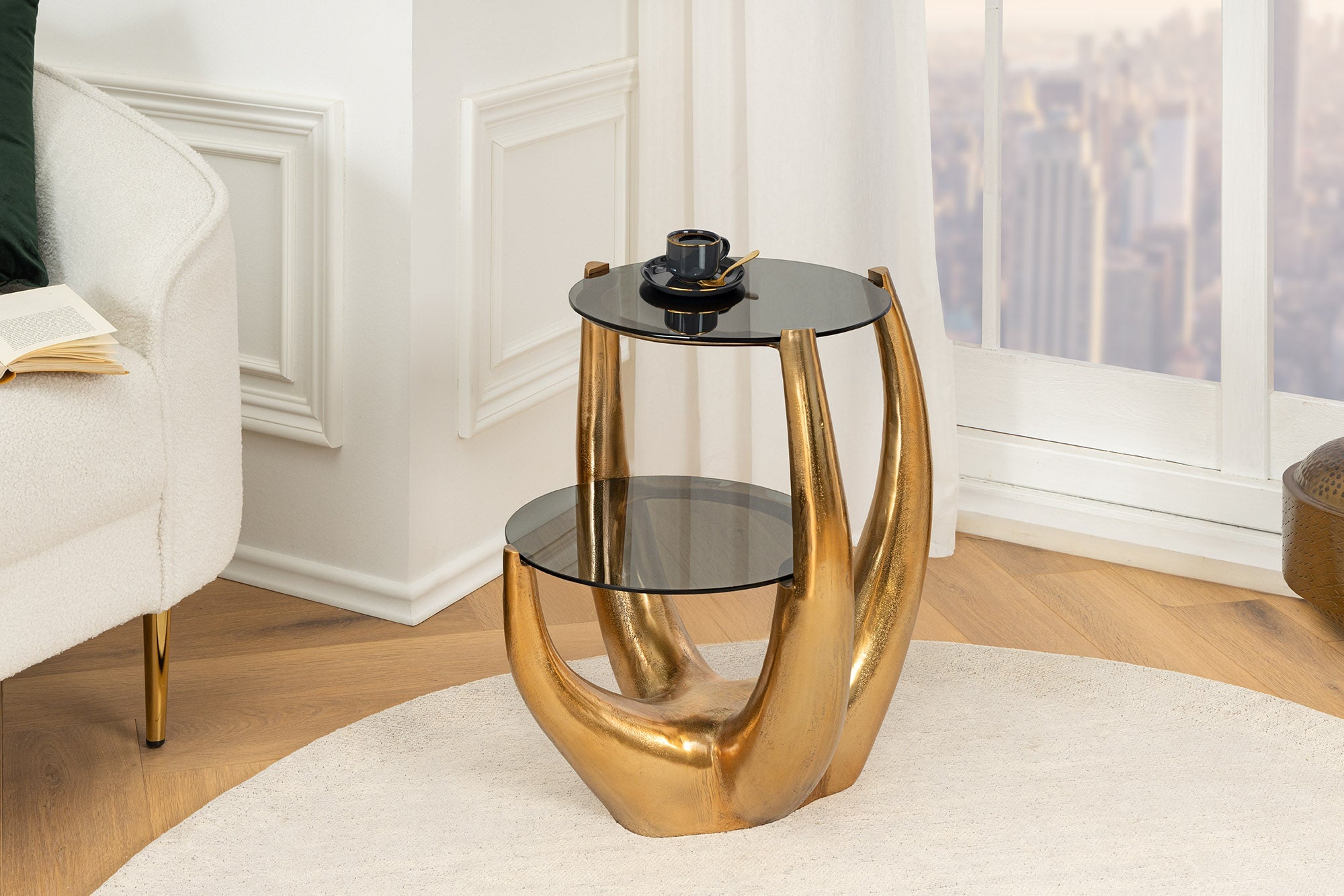 table-dappoint-levels-50-cm-en-metal-noir,-verre-noir-antique,-fait-main_44858 (inv)
