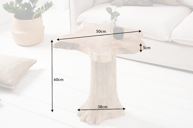 Dimensiones de la mesa