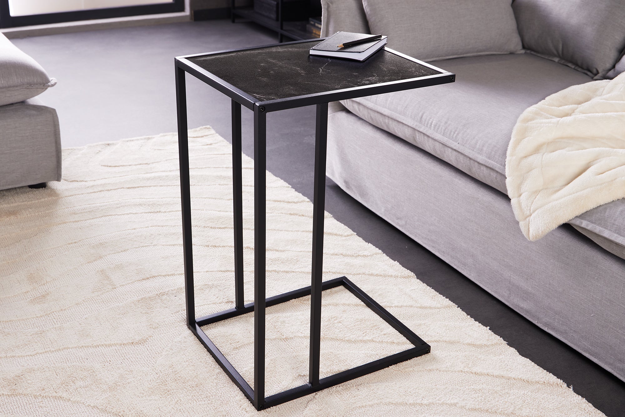 table-dappoint-modern-slim-line-65-cm-in-metal-graphite-for-laptop_44178 (inv)