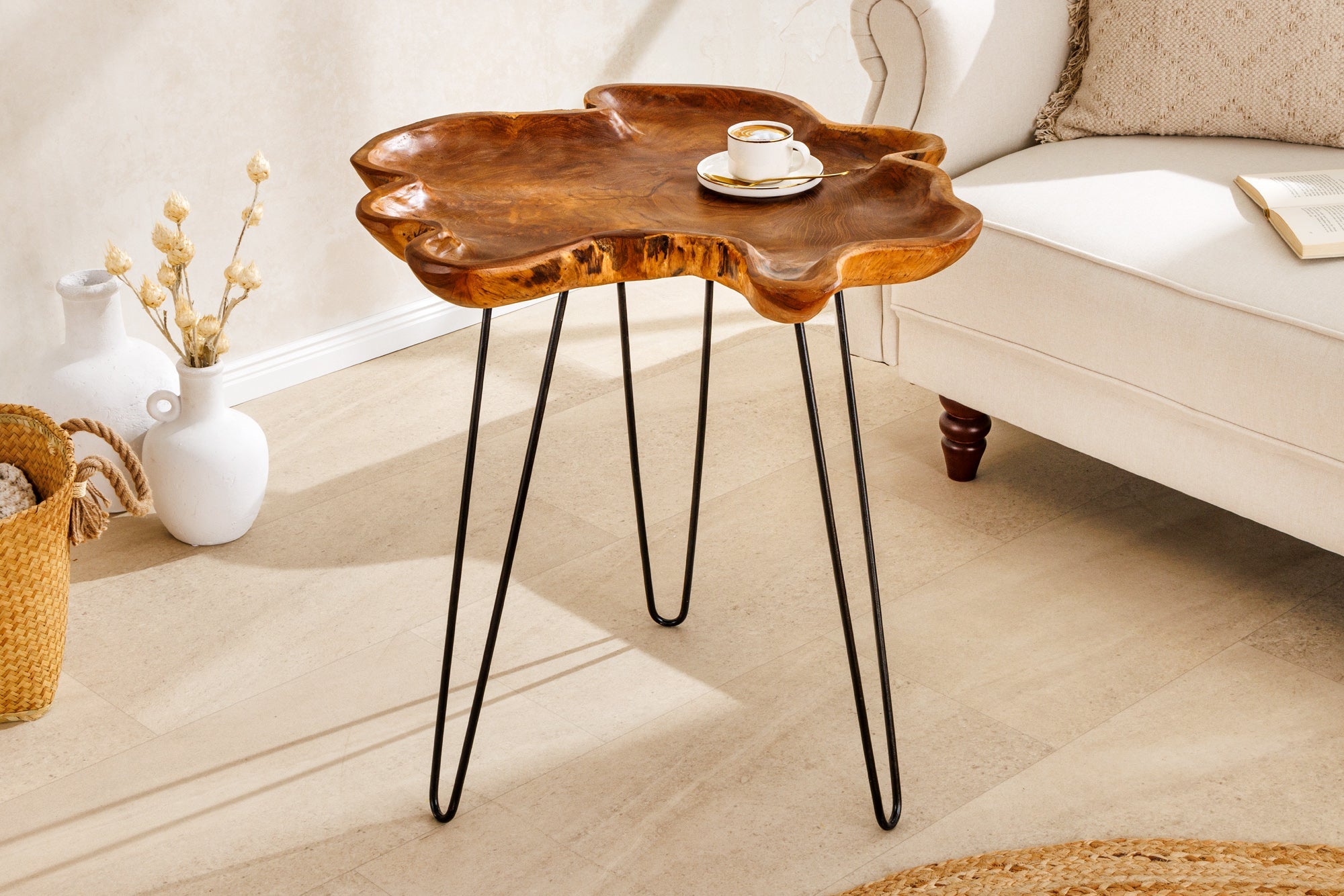 table-dappoint-unique-wild-65-cm-en-teck-naturel-avec-pieds-en-epingle-a-cheveux_44708 (inv)