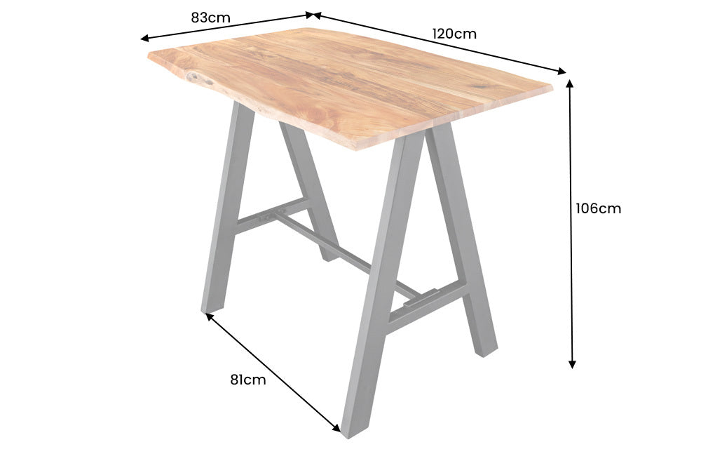 Dimensions de la table
