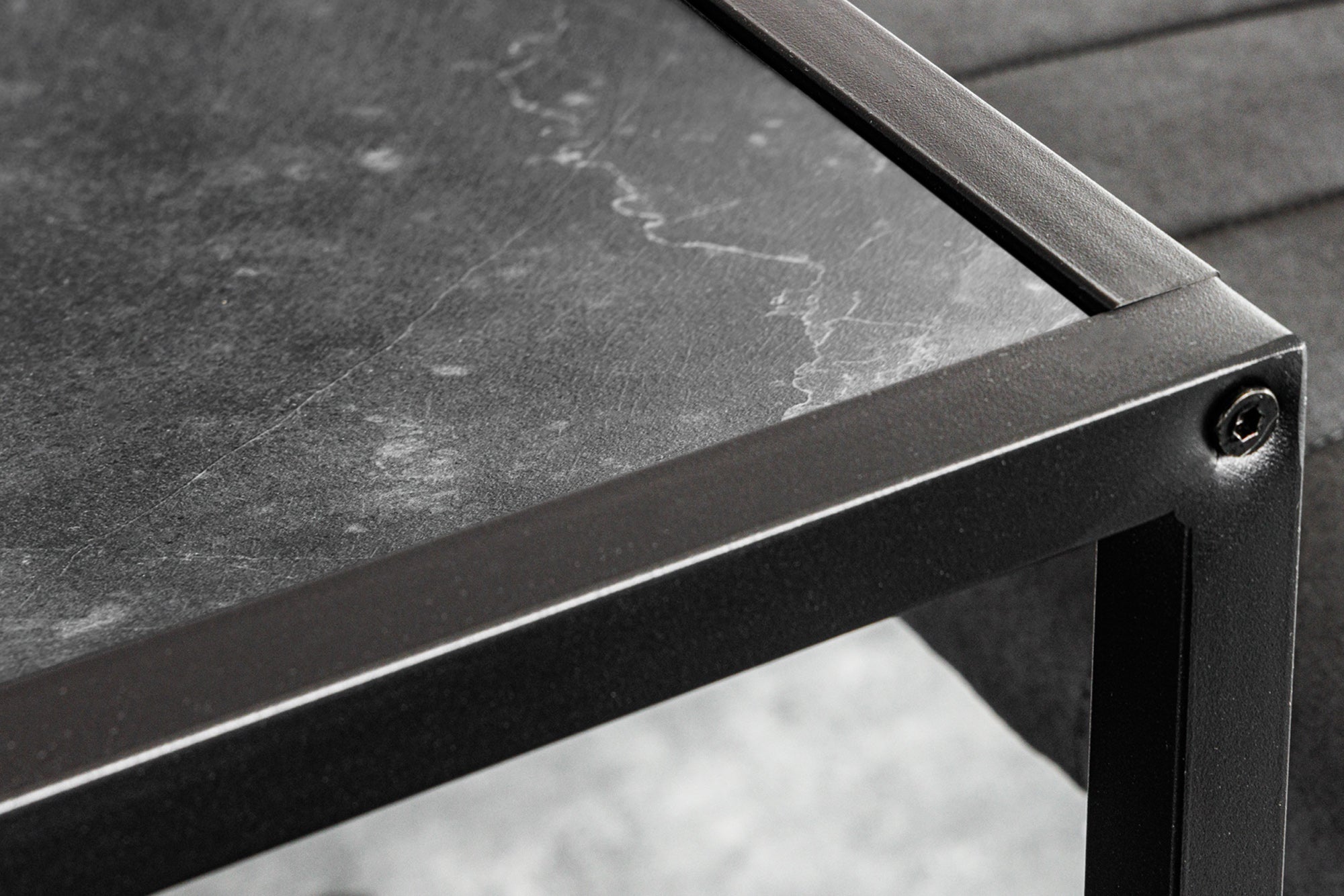 Table de bar moderne SLIM LINE 120cm table de bar en métal graphite