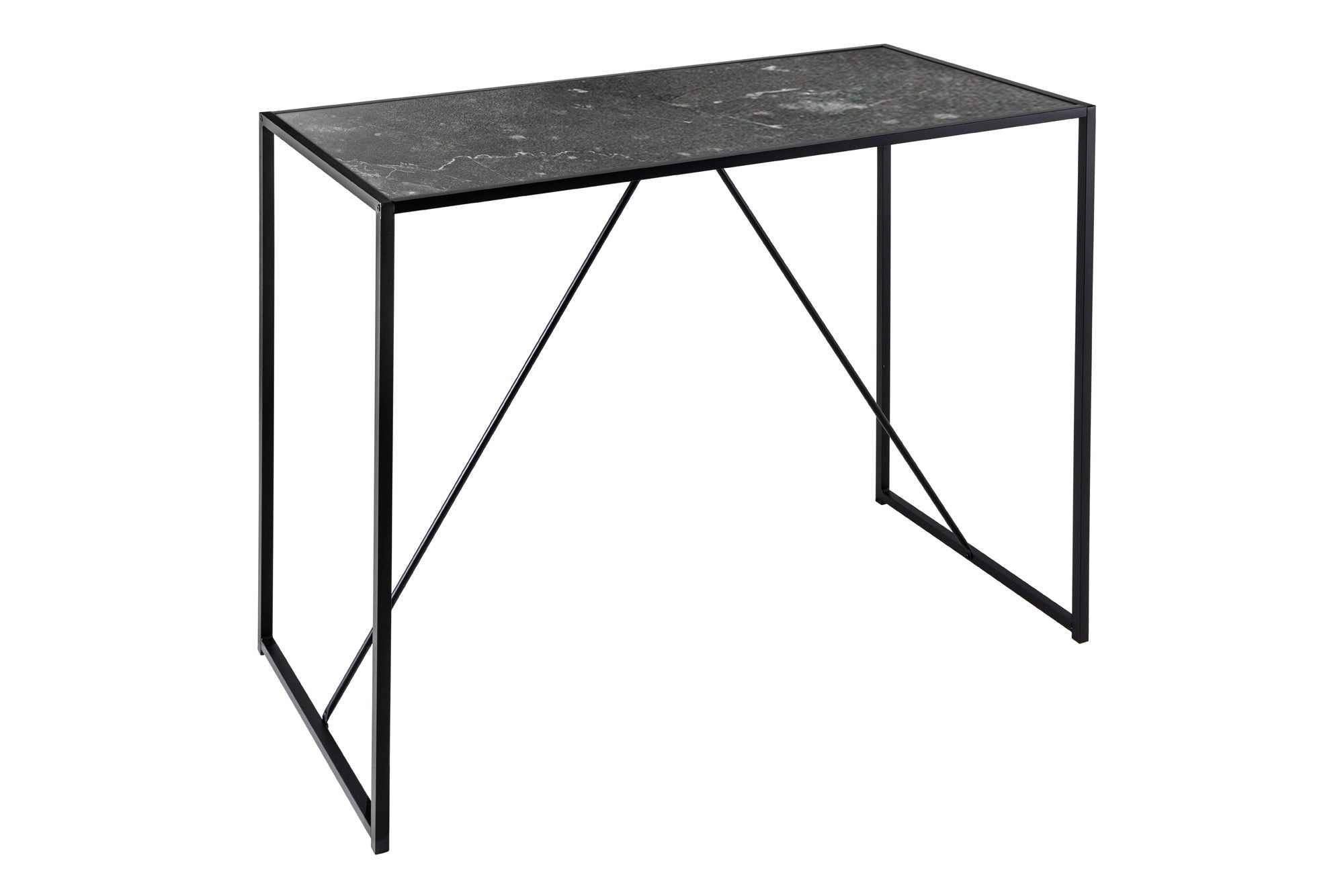 Table de bar moderne SLIM LINE 120cm table de bar en métal graphite