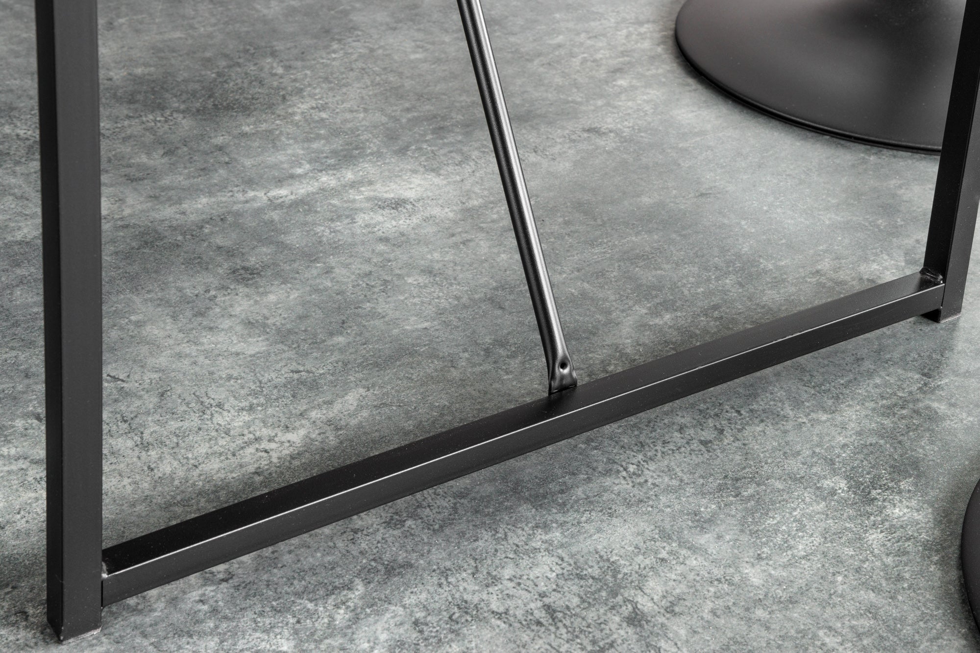 Table de bar moderne SLIM LINE 120cm table de bar en métal graphite