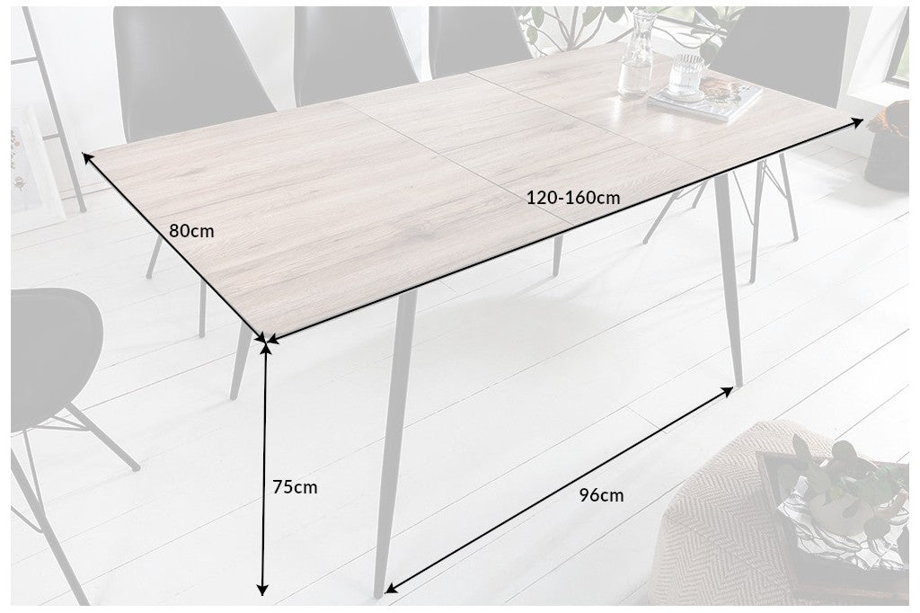 Dimensions de la table