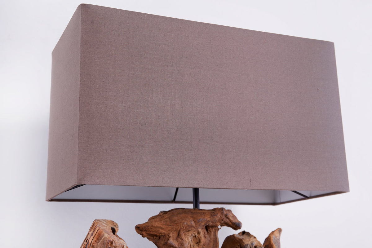 Table lamp ARAGON driftwood brown