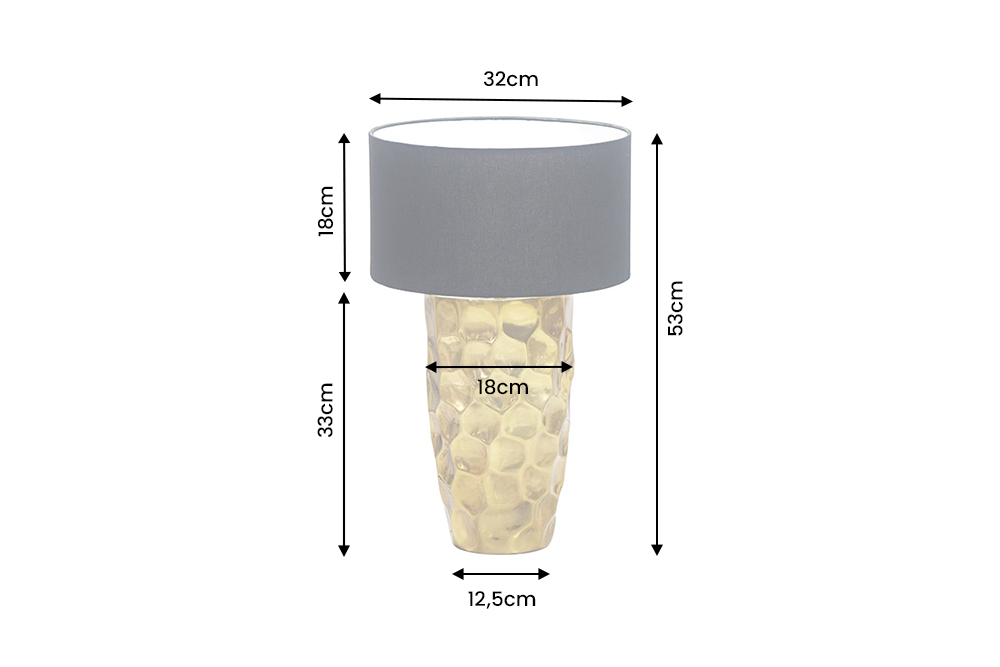 Dimensions de la table