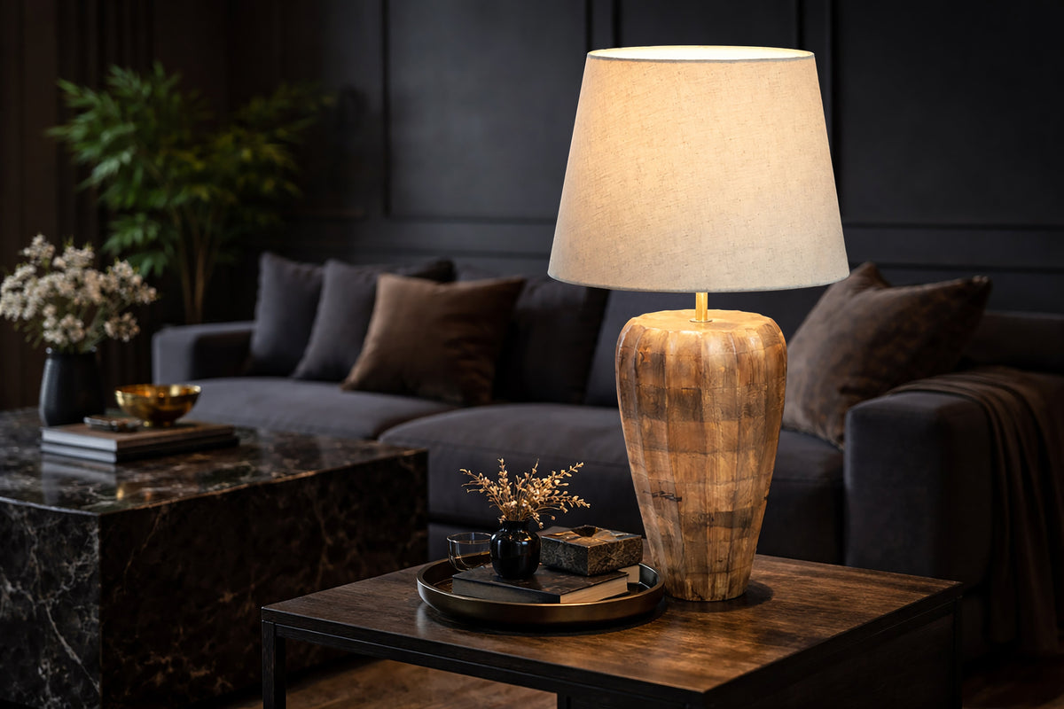 Table lamp PURE NATURE 65cm Mango / adjustable lampshade