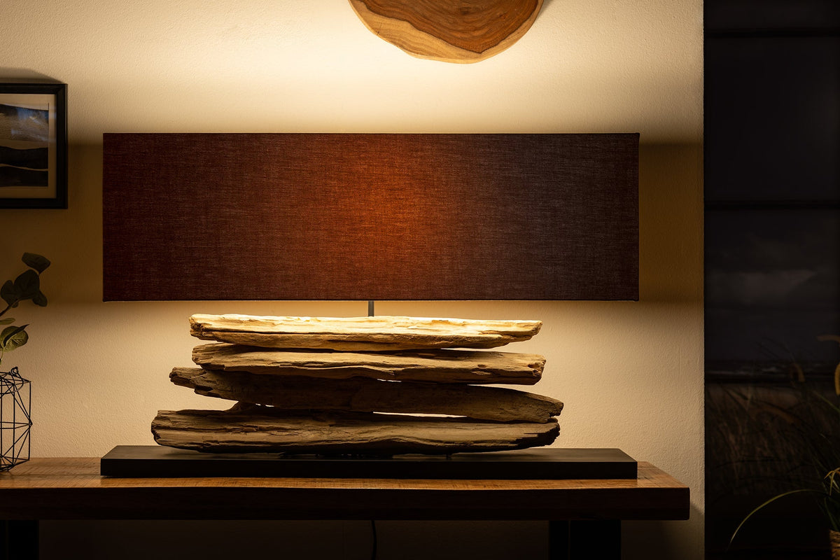 Table lamp RIVERINE driftwood black