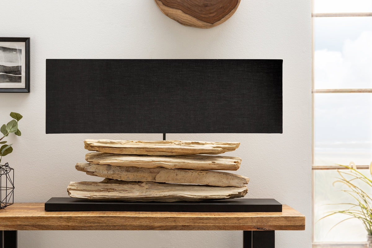 Table lamp RIVERINE driftwood black