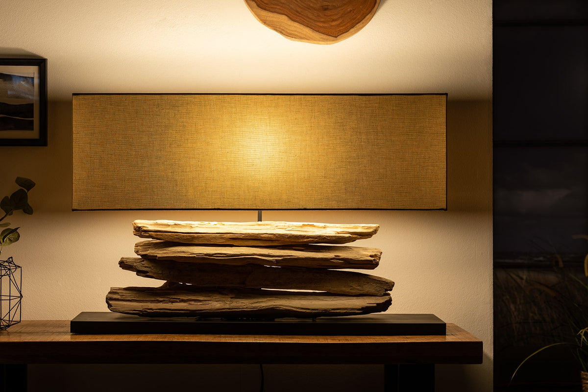 Table lamp RIVERINE driftwood nature