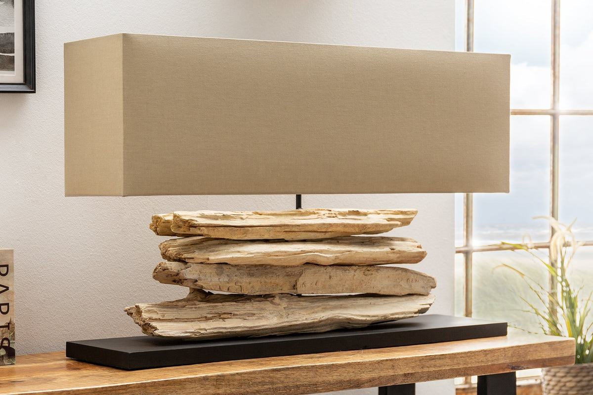 Table lamp RIVERINE driftwood nature