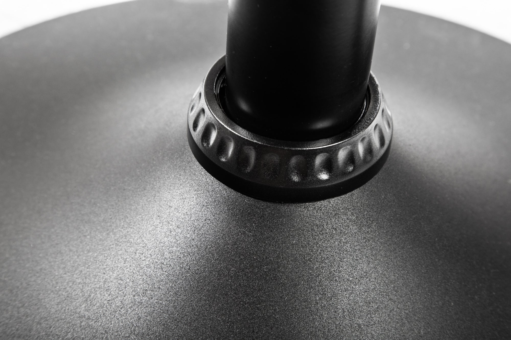 Tabouret de bar réglable en hauteur MODENA vintage gris microfibre métal noir avec dossier rotatif