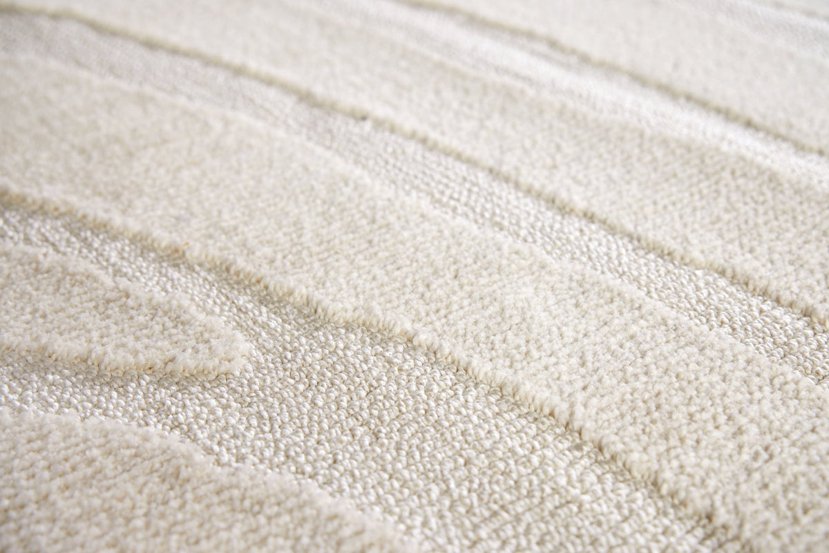 Tapis design WAVE 240x170cm beige crème effet 3D