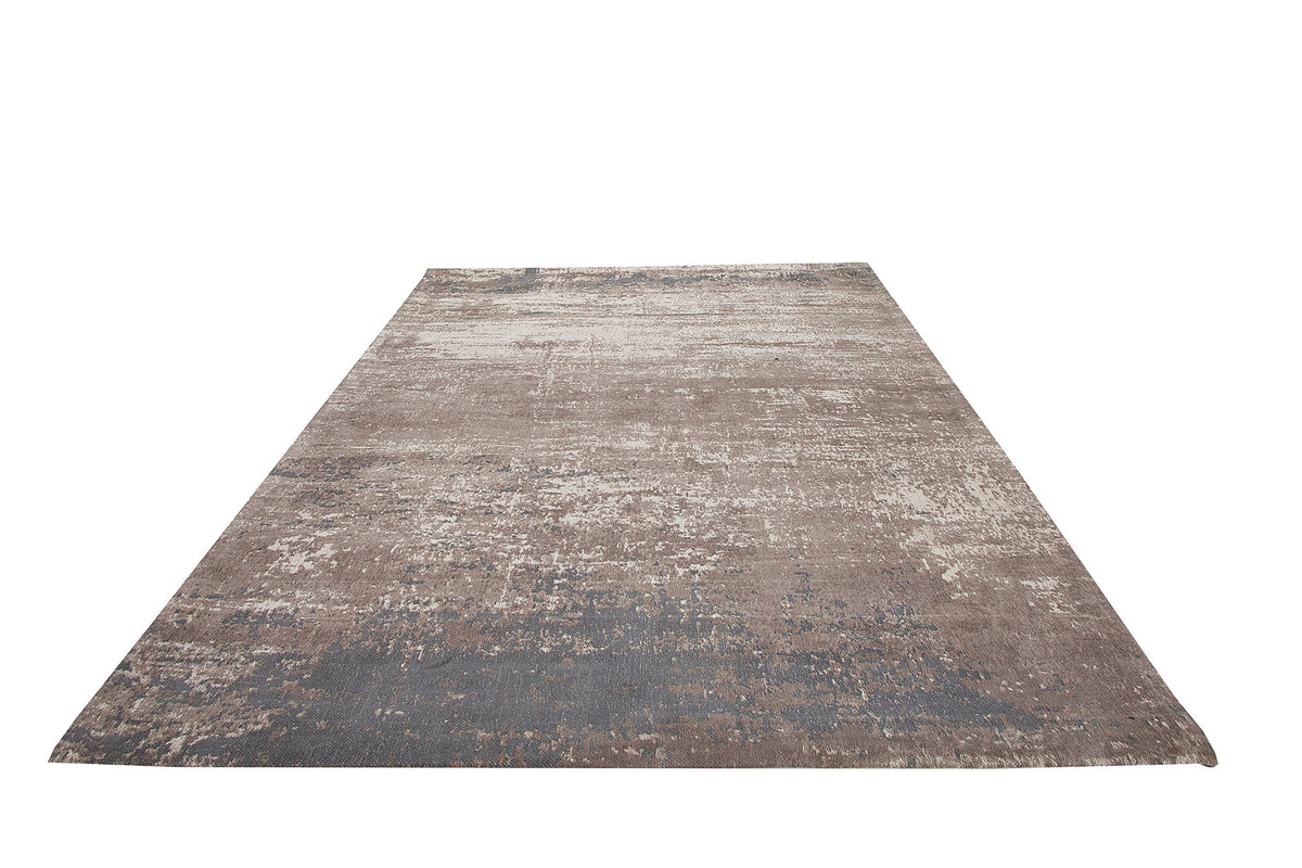 Tapis vintage en coton MODERN ART 240x160cm beige gris aspect usé