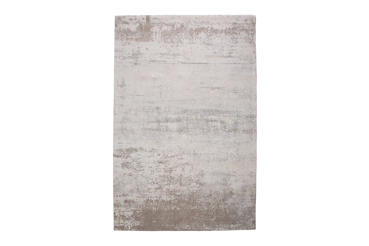 Tapis vintage en coton MODERN ART 240x160cm beige gris lavé aspect usé