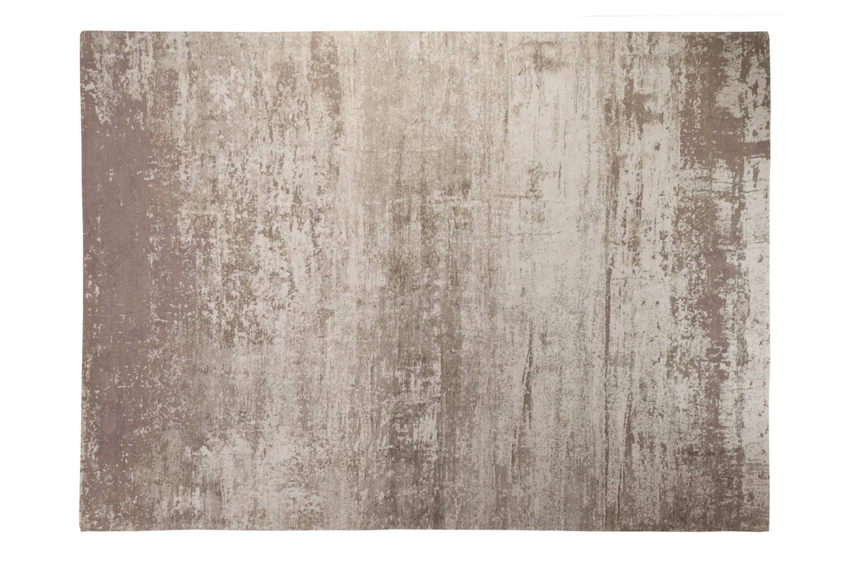 Tapis vintage en coton MODERN ART XXL 350x240cm beige-gris lavé aspect usé